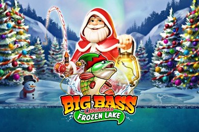 Bigbasschristmasfrozenlake Кристал Слот Казино играть